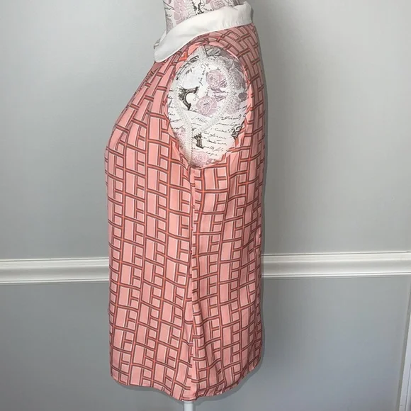 Banana Republic Pink Sleeveless Shell Blouse M - Picture 4 of 6